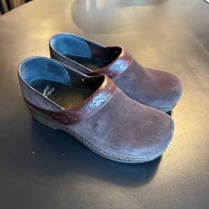Dansko Brown Suede Professional Clog